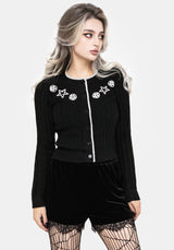Pentagram Embroidered Cardigan