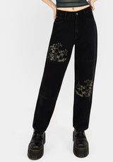 Buckthorn Embroidered Denim Carpenter Jeans