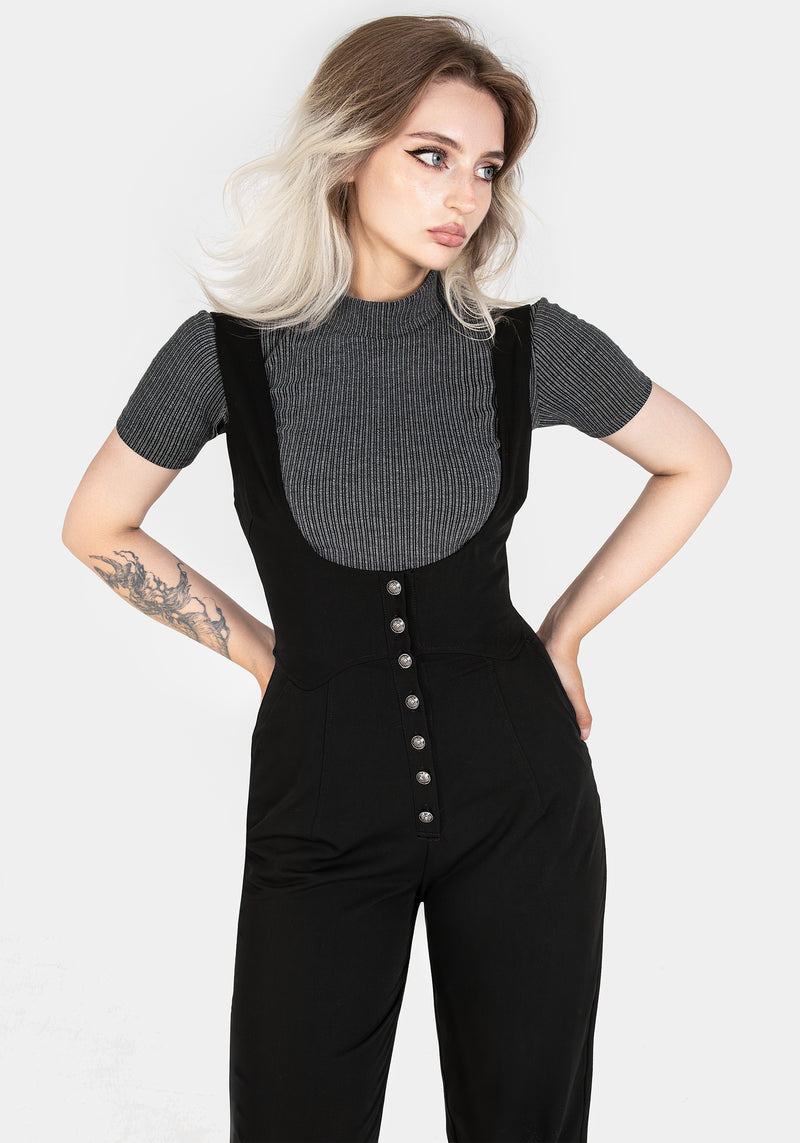 Alicia Tailored Suspender Jumpsuit