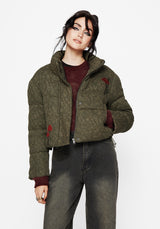 Sylvia Embroidered Knit Bomber Jacket