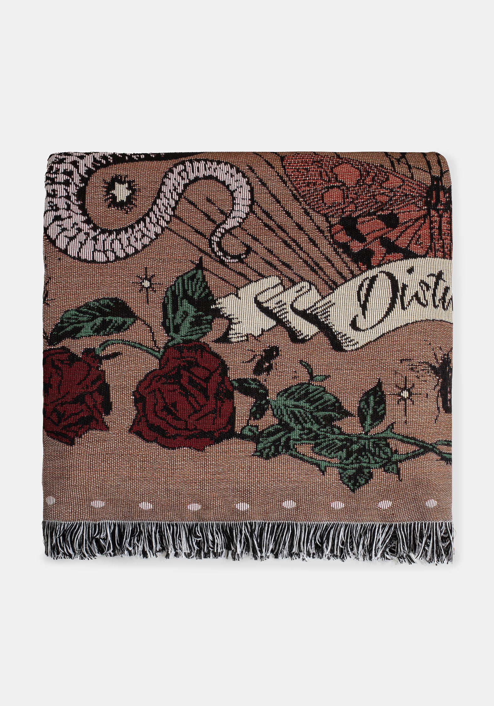 Paramour Tattoo Print Tapestry Blanket