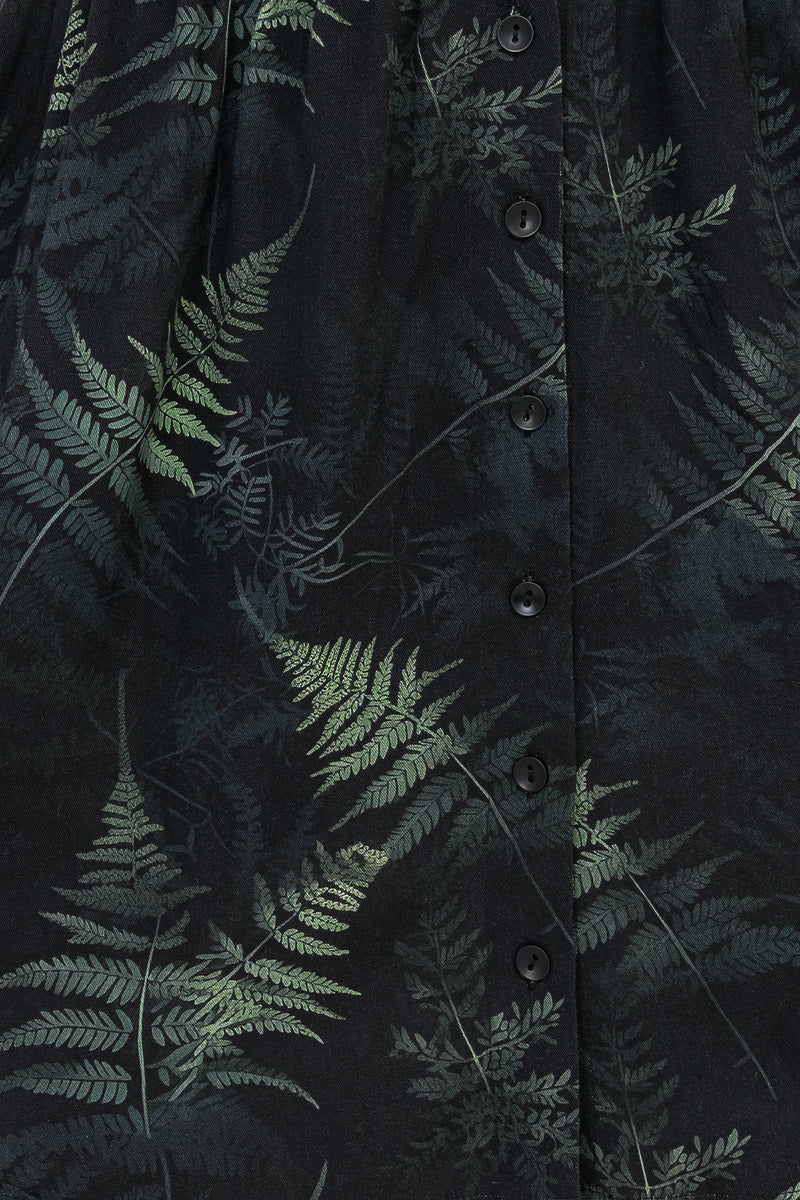 Fernery Button Up Corset Mini Dress