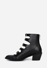 BRIDGET BUCKLED BOOTS