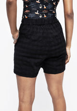 Lithium Tie Waist Check Short