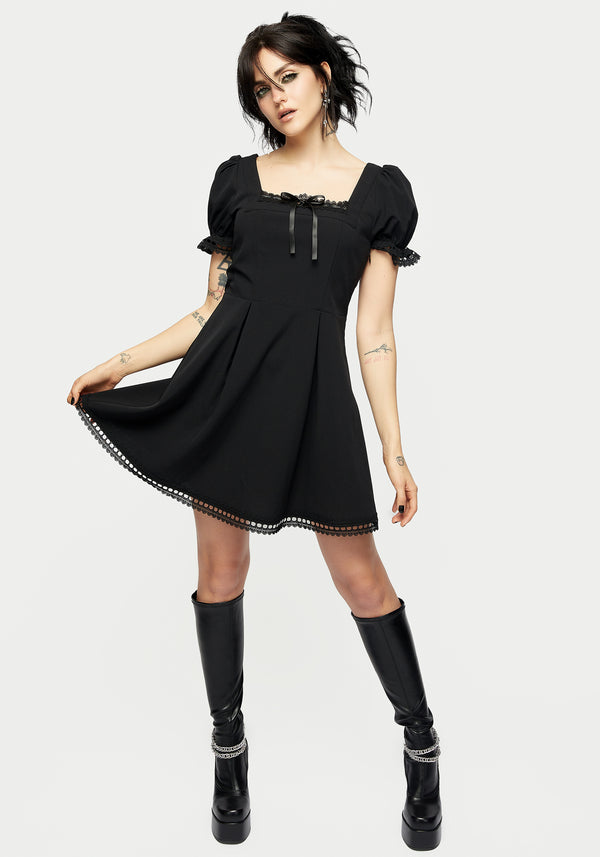 Misery Square Neck Mini Dress