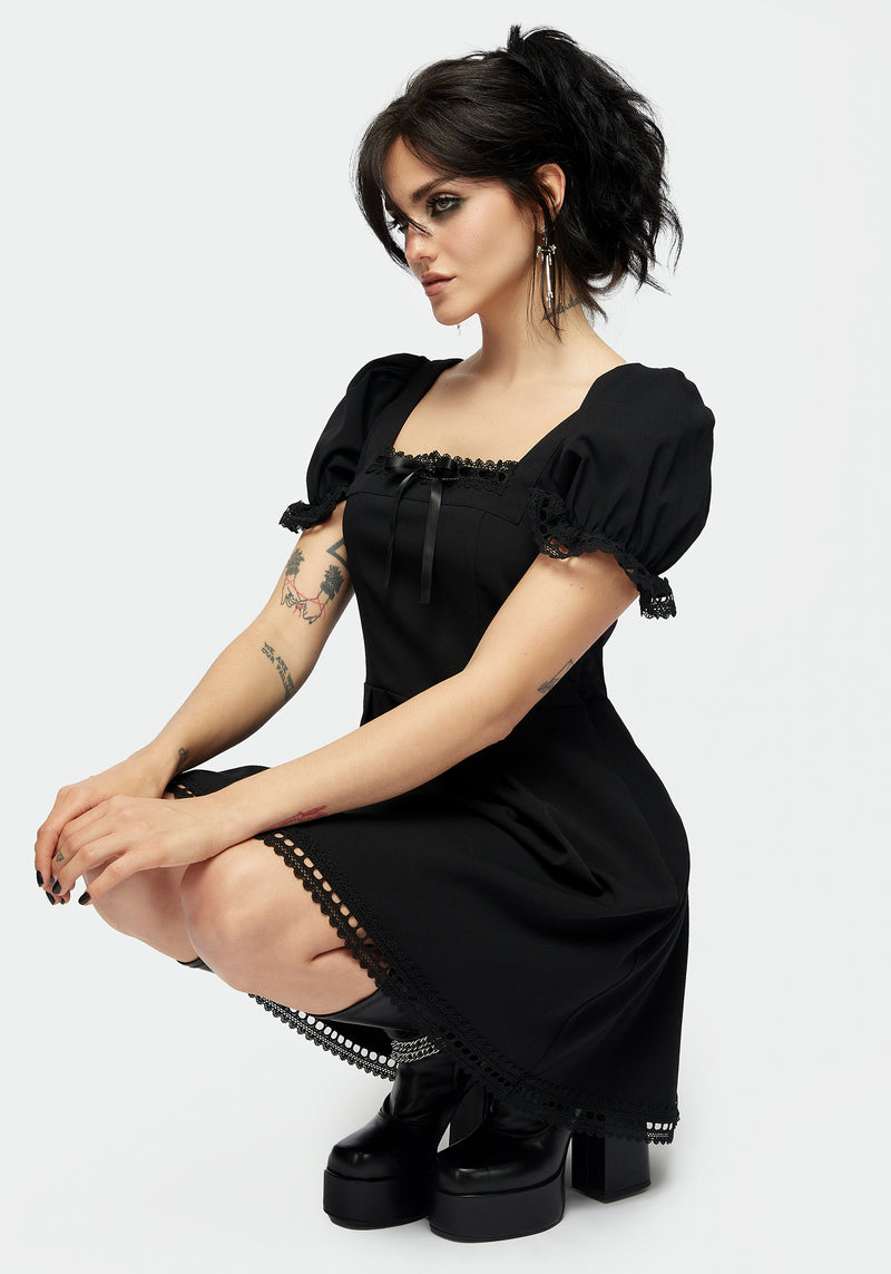 Misery Square Neck Mini Dress