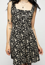 Dryad Floral Button Mini Dress