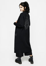 Marzanna Embroidered Longline Cardigan