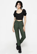 Whisper Embroidered Linen-Blend Tapered Trousers