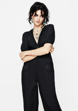 Briar Embroidered Linen-Blend Jumpsuit