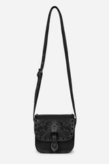 Penumbra Embroidered Mini Satchel Bag