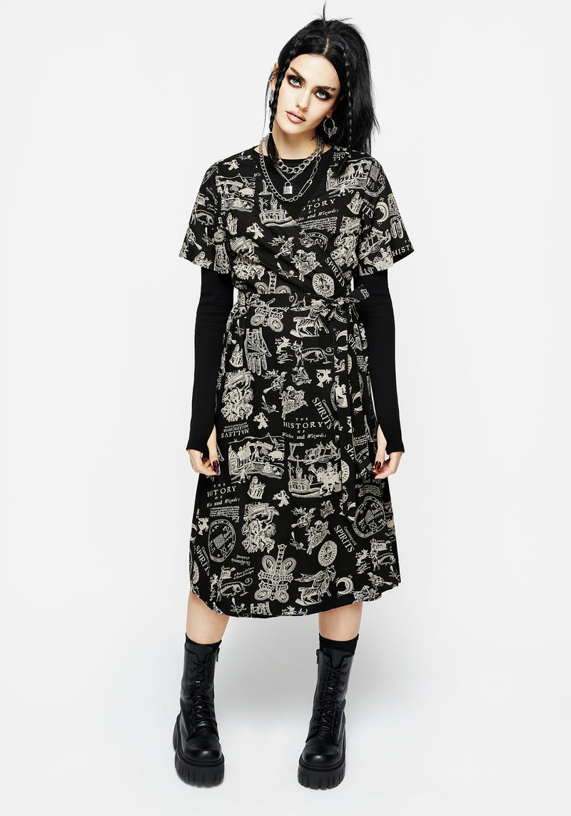 Heresy Wrap Midi Dress