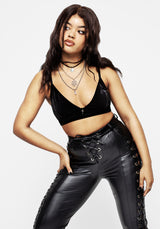 Unholy Velour Bralet