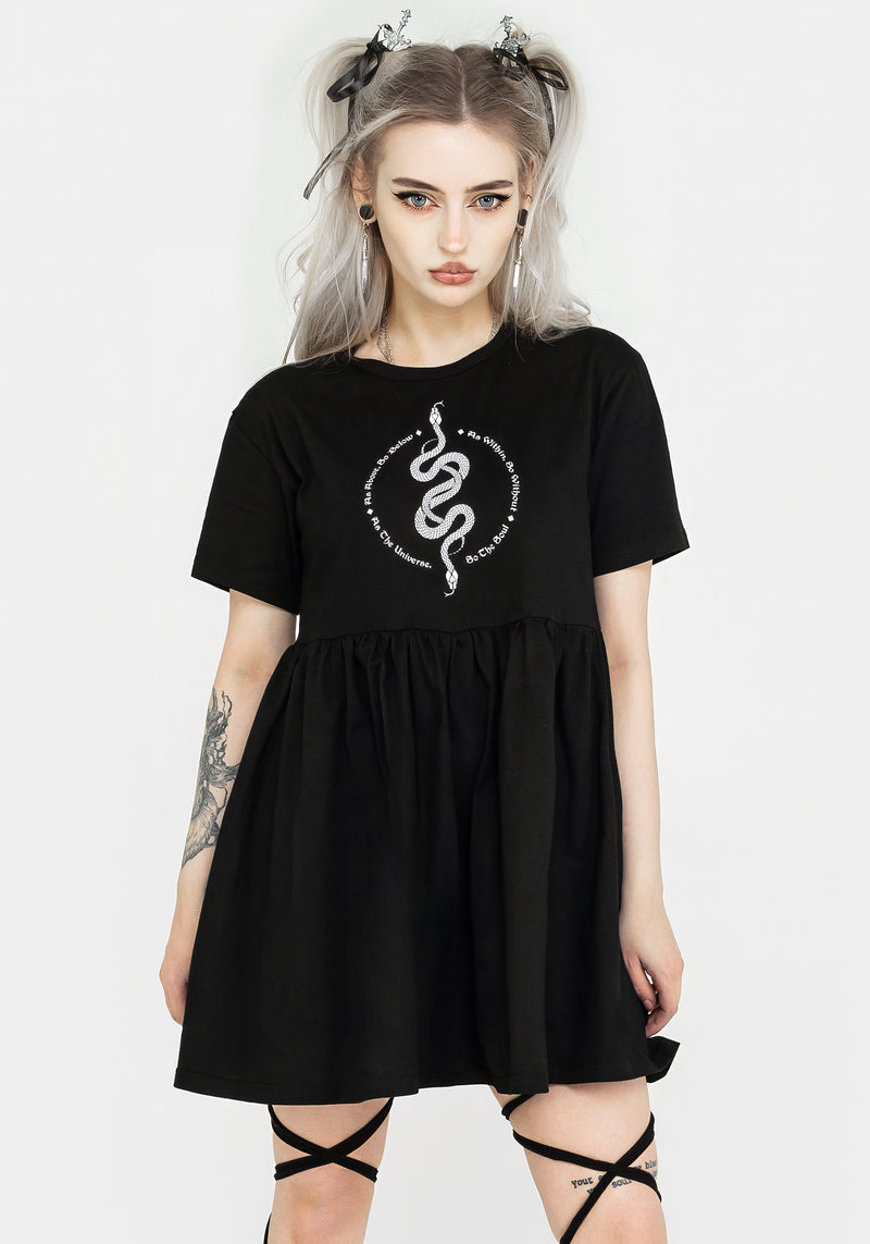 Hermetica Jersey Skater Dress