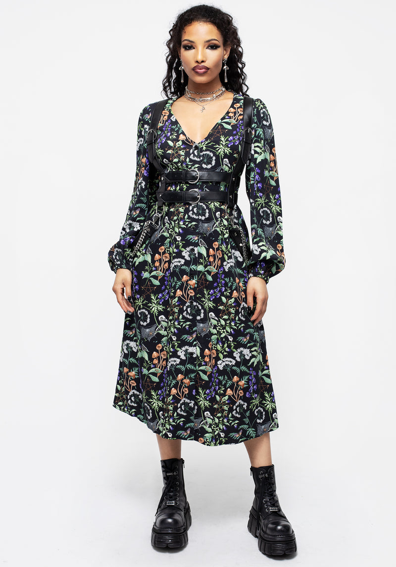 Vesna Button Up Midi Dress