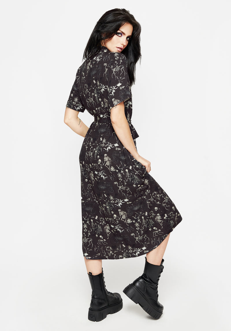 Melancholia Midi Shirt Dress