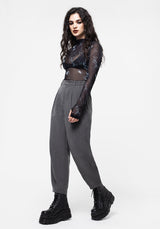 Herringbone Balloon Trousers