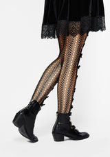 Love Bow Cut Out Tights