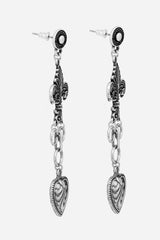 Deceiver Heart Drop Earrings