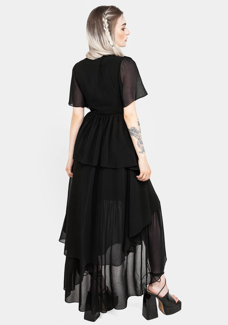 Sasha Tiered High-Low Dress