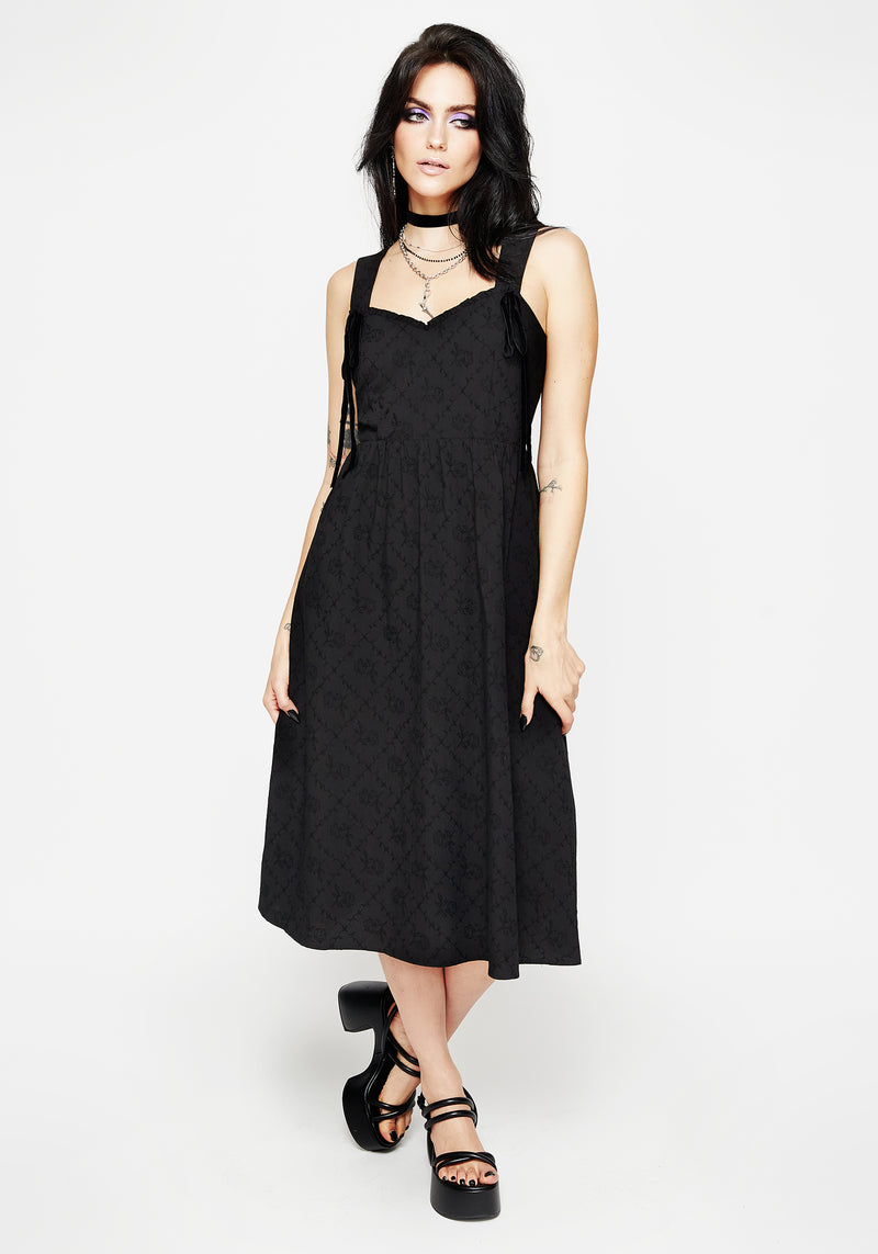 Inga Corset Midi Dress