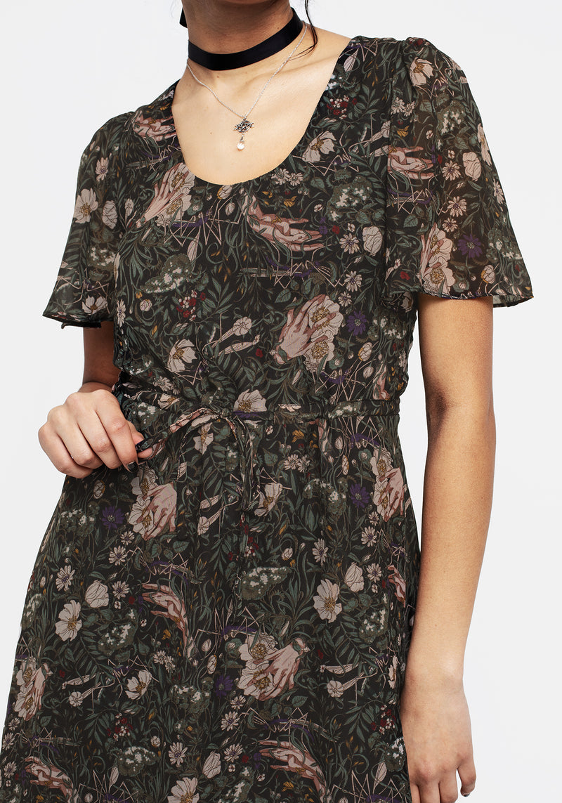 Ophelia Chiffon Midaxi Dress