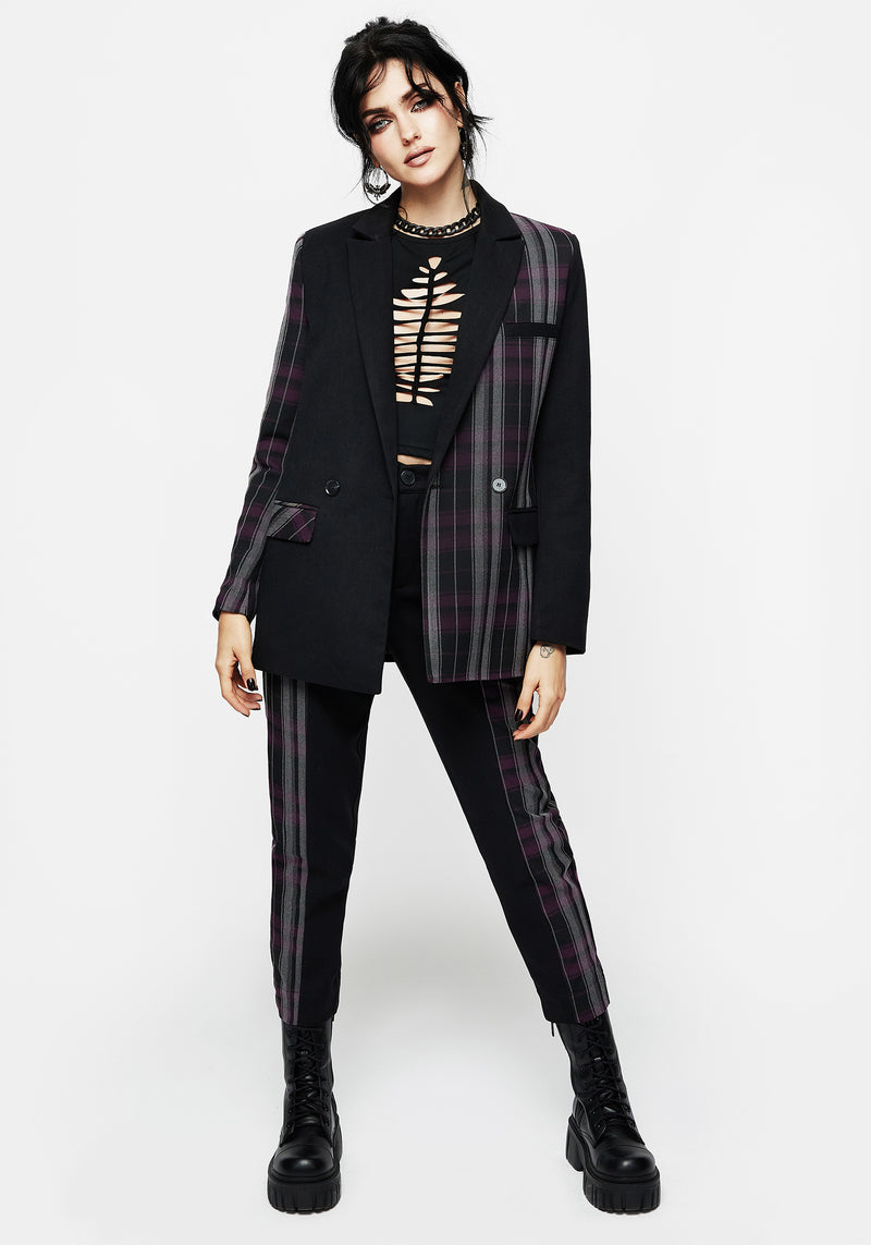 Gambit Spliced Check Blazer