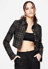 Clover Check Crop Shirt