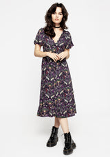 Modern Mystic Button Up Midi Dress