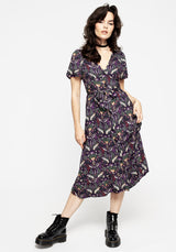 Modern Mystic Button Up Midi Dress