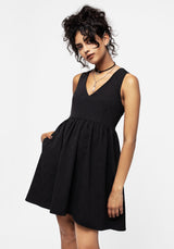 Cosette V-Neck Mini Smock Dress