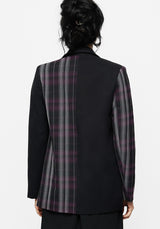 Gambit Spliced Check Blazer