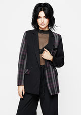 Gambit Spliced Check Blazer