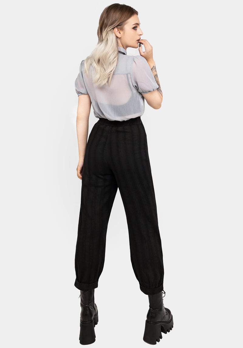 Mayhem Cotton Balloon Leg Trousers