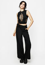 Cage Cut Out Crop Top