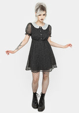 Phantasma Lace Collar Mini Dress