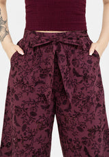 Morgana Cotton Broderie Tie Waist Culottes