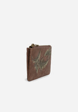 Fern Embroidered Card Holder