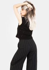 Delores Striped Cotton Balloon Trousers