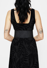 Apricity Paisley Debossed Waist Belt