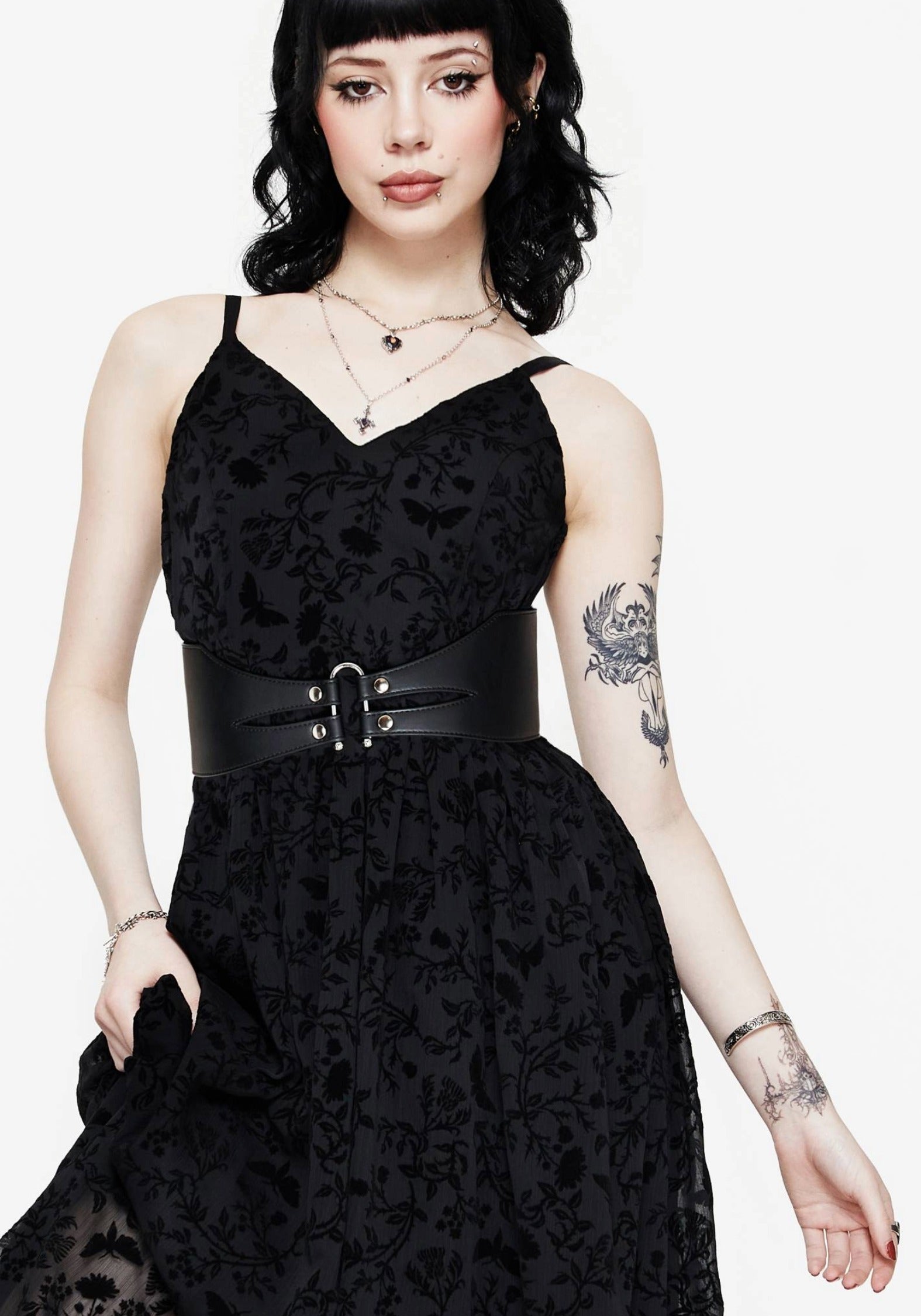 Chasm Oval Detail Waist Belt