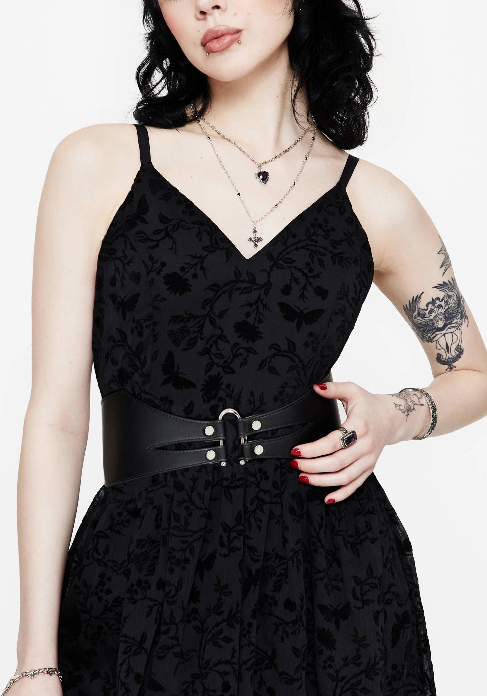 Chasm Oval Detail Waist Belt