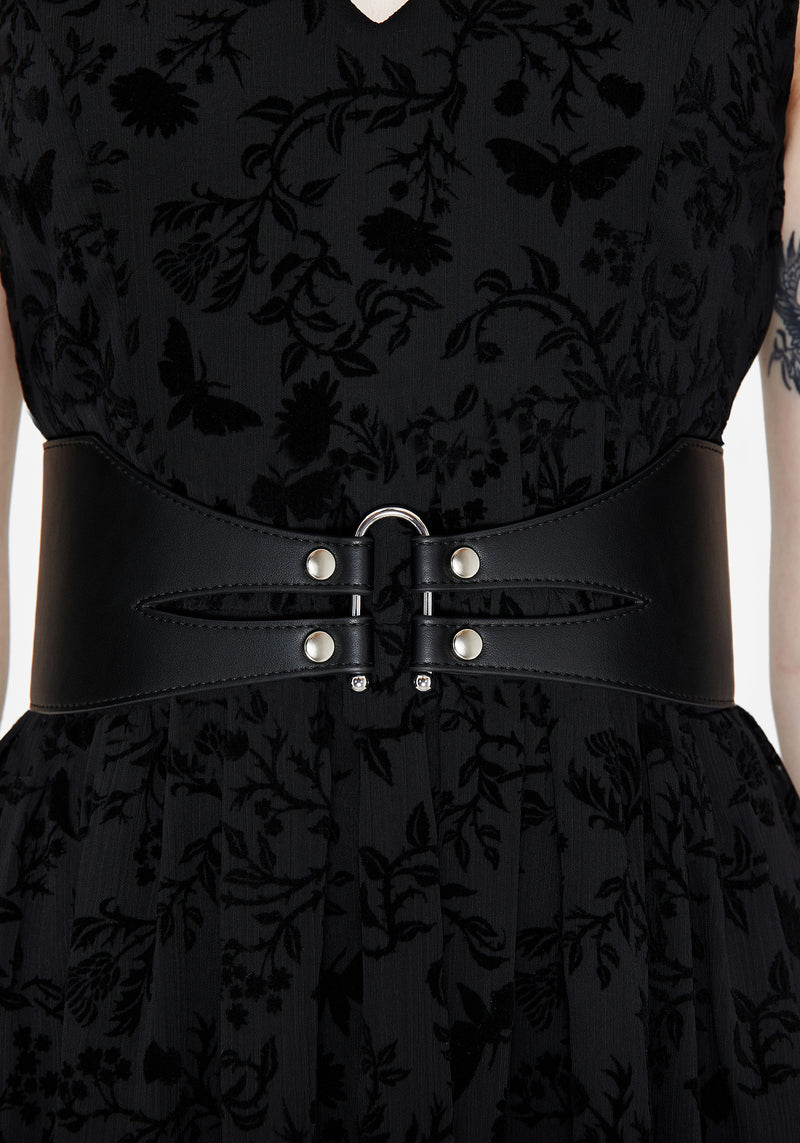 Chasm Oval Detail Waist Belt