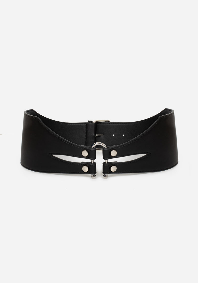 Chasm Oval Detail Waist Belt