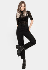 Cassandra Lace-Up Waist Tailored Trouser