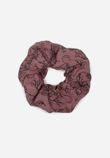 Roxana Moth Foxglove Hair Scrunchie