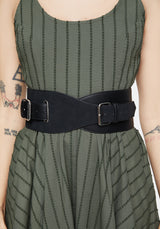 Nyx Faux Suede Leather Waist Belt