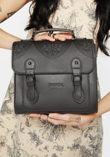 Esther Debossed Satchel Backpack