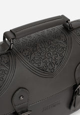 Esther Debossed Satchel Backpack