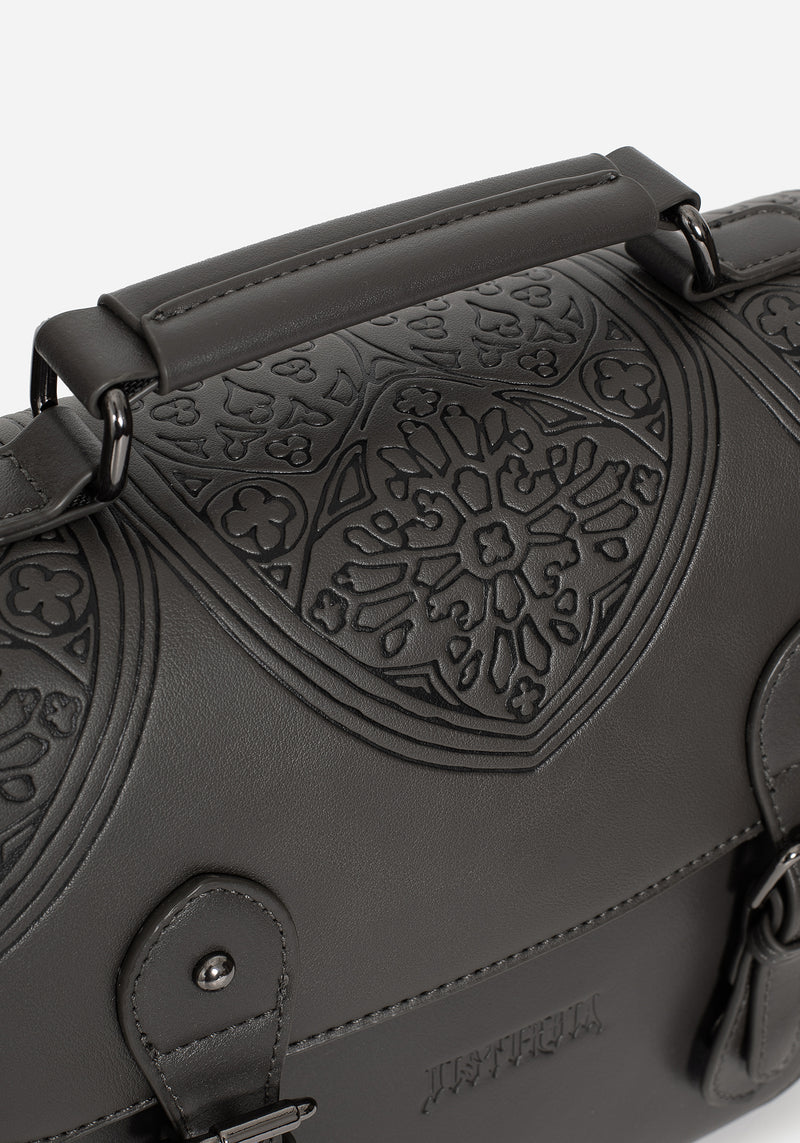 Esther Debossed Satchel Backpack